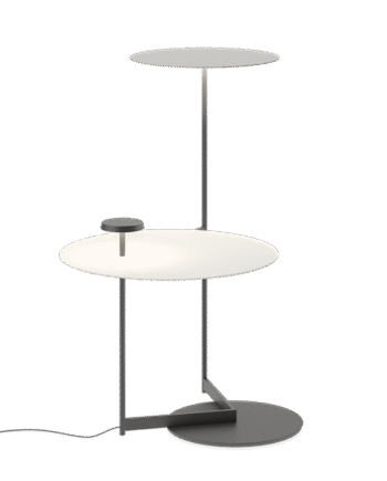 Vibia Flat Gulvlampe 5945 Push Off-white