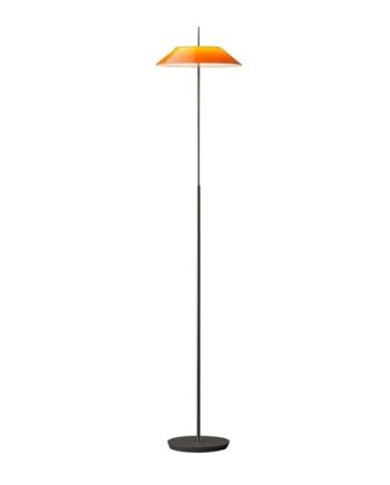 Vibia Mayfair Gulvlampe Blank Orange Og Sort