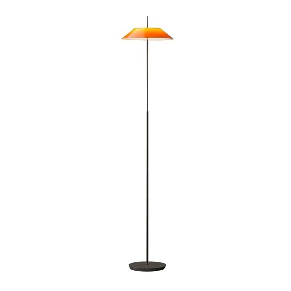Vibia Mayfair Gulvlampe Blank Orange Og Sort