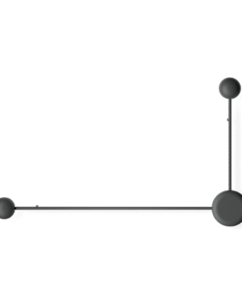 Vibia Pin Væglampe 1694 On Off Sort