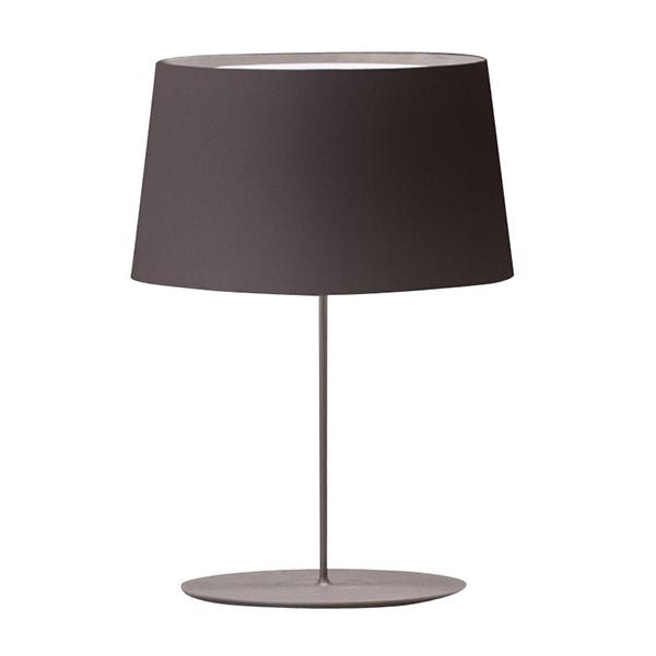 Vibia Warm Bordlampe Aluminiums Skærm Mat Brun