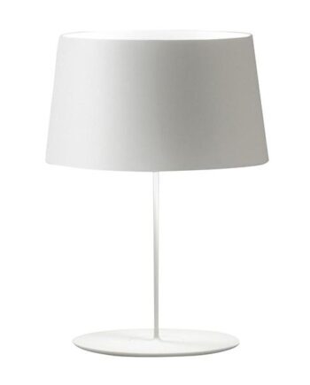 Vibia Warm Bordlampe Aluminiums Skærm Mat Hvid