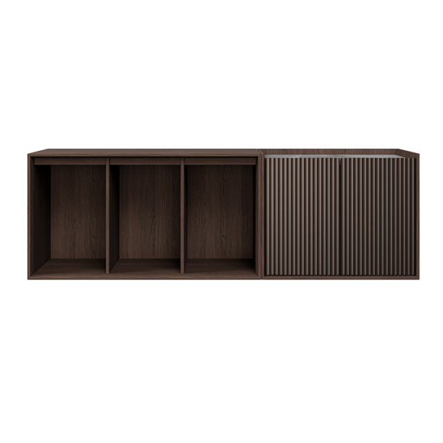 Vipp 675 H5 Kabinet Mørk Eg Marmor