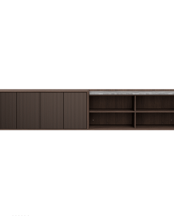 Vipp 675 H6 Kabinet Mørk Eg Marmor