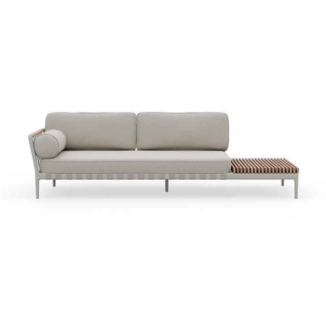 Vipp 720 Open-air Open End Right Udendørs Sofa Lyse Grå