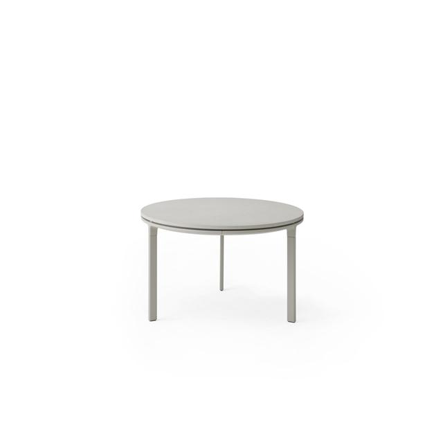 Vipp 714 Open-air Udendørs Sofabord ø60 Cm Lyse Grå Keramik