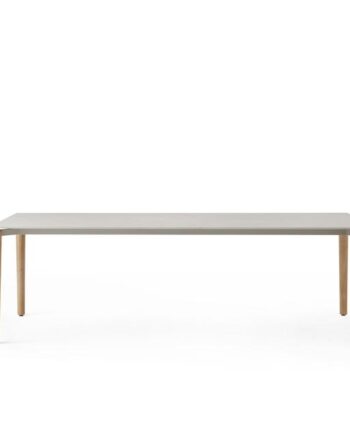 Vipp 719 Open-air Udendørs Spisebord 250x100 Cm Lyse Grå Keramik
