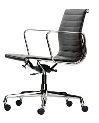 Vitra Aluminium Ea 117 Kontorstol Med Swivel  Armlæn Og Vippe Mekanisme