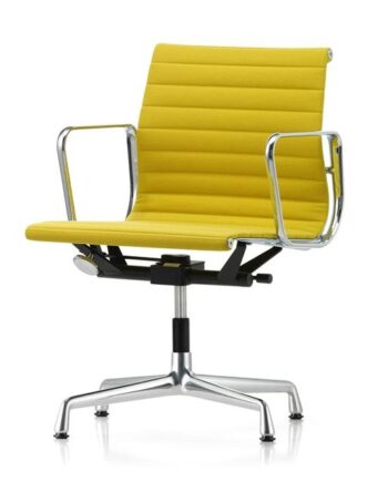 Vitra Aluminium Ea 131 Kontorstol Med Swivel   Armlæn Pastel Grøn Canola