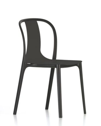 Vitra Belleville Udendørsstol Med Plastik Skal Dyb Sort