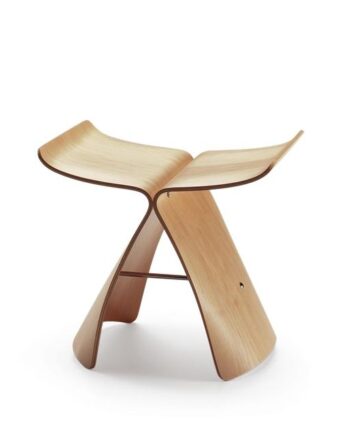 Vitra Butterfly Skammel Ahorn