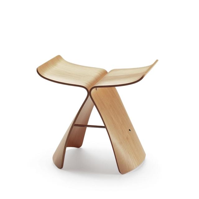 Vitra Butterfly Skammel Ahorn