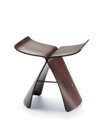 Vitra Butterfly Skammel Palisander