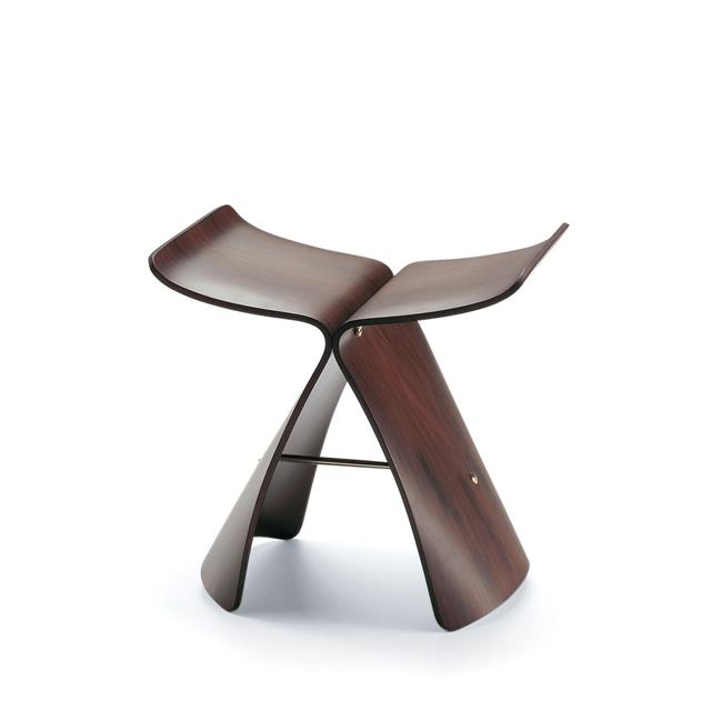 Vitra Butterfly Skammel Palisander