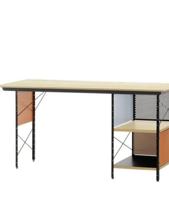 Vitra Eames Edu Skrivebord Sort Orange Blå Birk