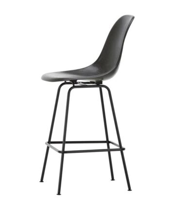 Vitra Eames Fiberglass Barstol Medium Elephant Hide Grey Sort