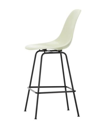 Vitra Eames Fiberglass Barstol Medium Parchment Sort