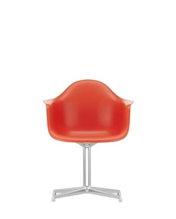 Vitra Eames Plastic Dal Re Spisebordsstol Poppy Red Krom
