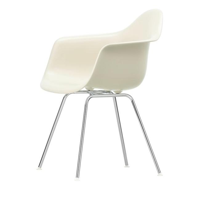 Vitra Eames Plastic Dax Spisebordsstol Med Armlæn Pebble