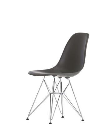 Vitra Eames Plastic Dsr Spisebordsstol Dyb Sort Krom