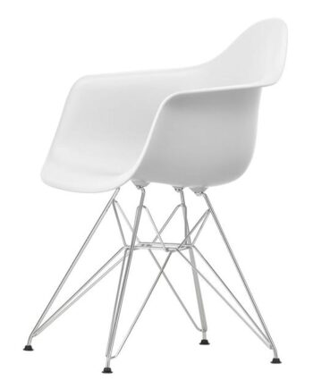 Vitra Eames Plastic Re Dar Spisebordsstol Cotton White Krom