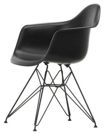 Vitra Eames Plastic Re Dar Spisebordsstol Deep Black Sort