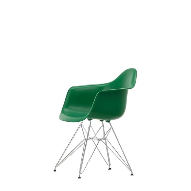 Vitra Eames Plastic Re Dar Spisebordsstol Emerald Krom