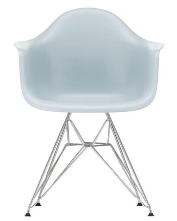 Vitra Eames Plastic Re Dar Spisebordsstol Ice Grey Krom