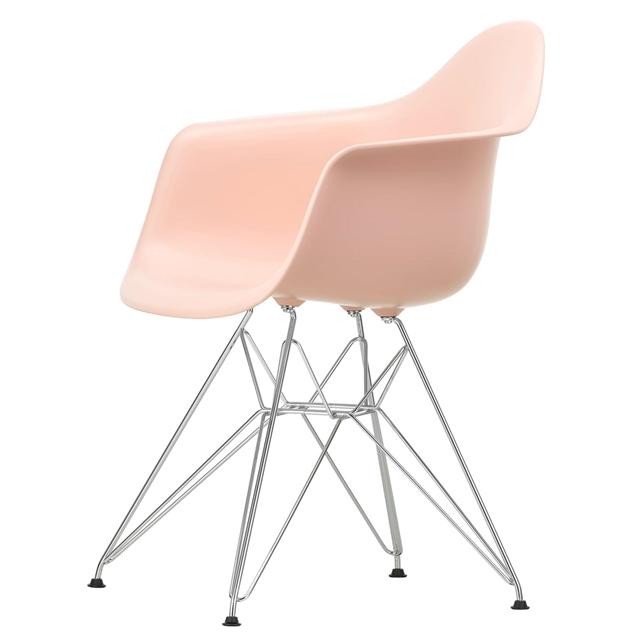 Vitra Eames Plastic Re Dar Spisebordsstol Pale Rose Krom