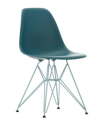 Vitra Eames Plastic Re Dsr Spisebordsstol Sea Blue Sky Blue