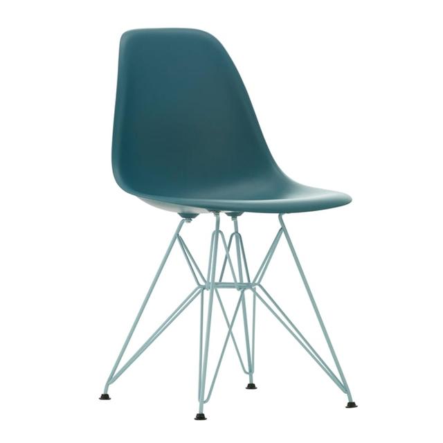 Vitra Eames Plastic Re Dsr Spisebordsstol Sea Blue Sky Blue