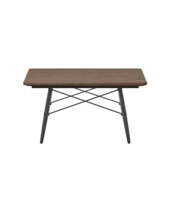 Vitra Eames Sofabord Firkantet Valnød Sort Ask