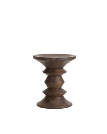 Vitra Eames Stool Model   Skammel Mørk Valnød