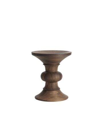Vitra Eames Stool Model   Skammel Mørk Valnød