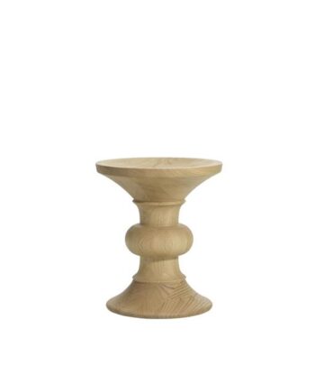 Vitra Eames Stool Model   Skammel Natural Kastanje