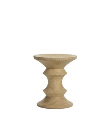 Vitra Eames Stool Model   Skammel Natural Kastanje