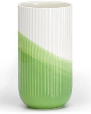 Vitra Herringbone Ribbed Vase Grøn