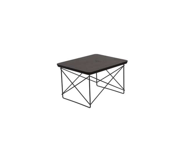 Vitra Ltr Sofabord Solid Mørk Eg Sort