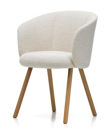 Vitra Mikado Spisebordsstol Med Armlæn Ivory Pearl