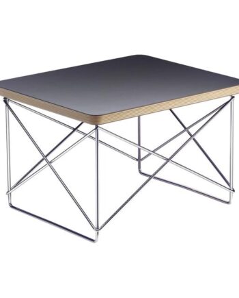 Vitra Occasional Ltr Sengebord Sort Krom