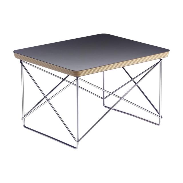 Vitra Occasional Ltr Sengebord Sort Krom