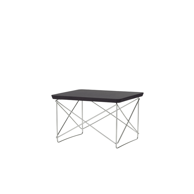 Vitra Occasional Table Ltr Sengebord Sidebord Mørk Eg Rustfri Stål