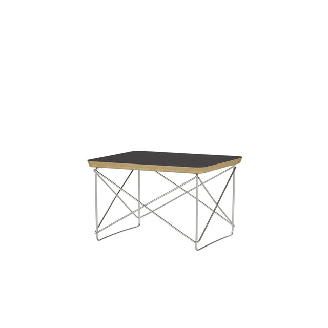 Vitra Occasional Table Ltr Sengebord Sidebord Sort Laminat Rustfri Stål