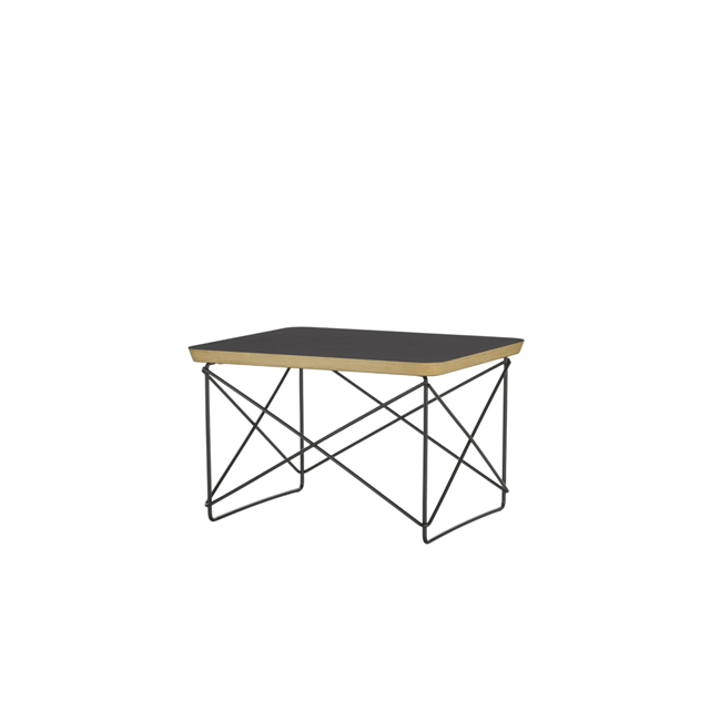 Vitra Occasional Table Ltr Sengebord Sidebord Sort Laminat Sort