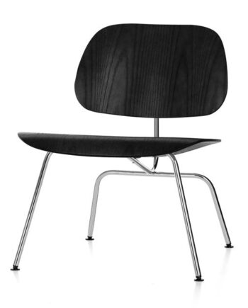 Vitra Plywood Group Lcm Lænestol Metal Sort Ask Krom
