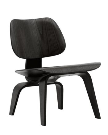 Vitra Plywood Group Lcw Lænestol Sort Ask