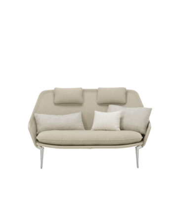 Vitra Slow Sofa Flocca 0650 Beige 02 Krom