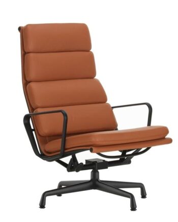 Vitra Soft Pad Ea 222 Kontorstol Med Swivel Cognac