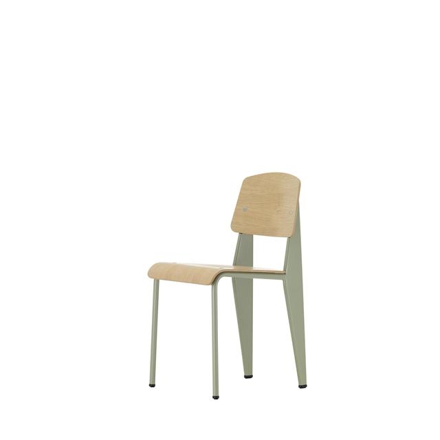 Vitra Standard Spisebordsstol Prouvé Gris Vermeer Egetræ