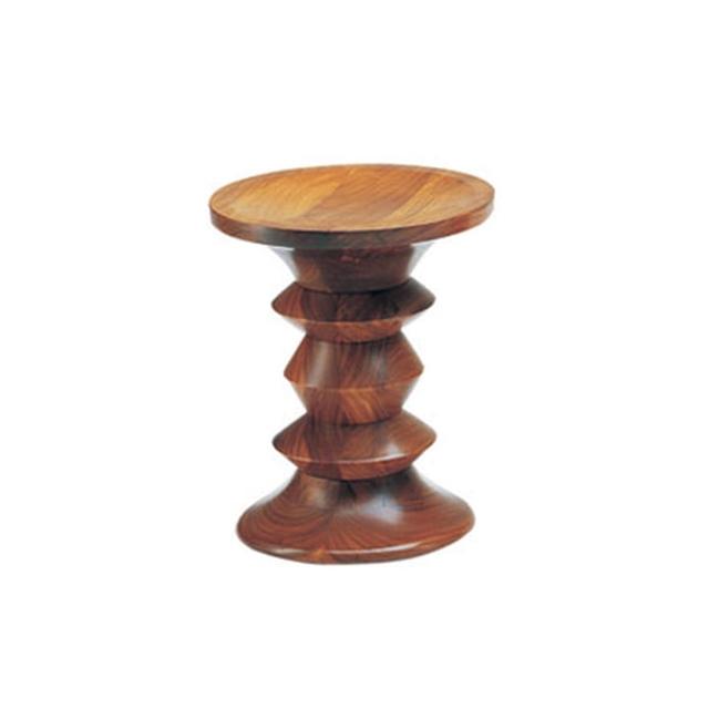 Vitra Stool Model Skammel Solid Valnød